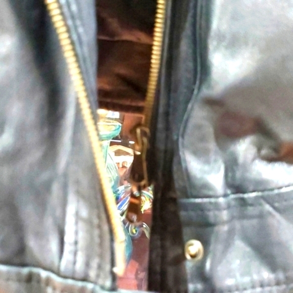 Fafifurni faux Leather Jacket European size 48 made in Italy - Picture 7 of 10